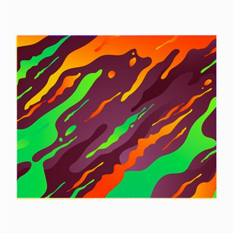 Multicolored Abstract Background Small Glasses Cloth from ArtsNow.com Front