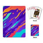 Multicolored Abstract Background Playing Cards Single Design (Rectangle)