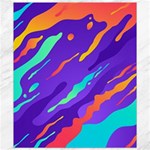 Multicolored Abstract Background Canvas 8  x 10 