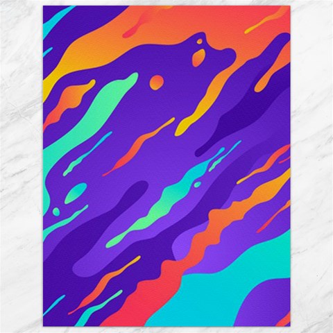 Multicolored Abstract Background Canvas 12  x 16  from ArtsNow.com 11.86 x15.41  Canvas - 1