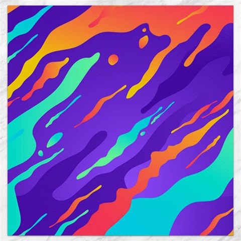 Multicolored Abstract Background Canvas 16  x 16  from ArtsNow.com 15.2 x15.41  Canvas - 1