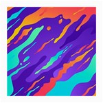 Multicolored Abstract Background Medium Glasses Cloth (2 Sides)