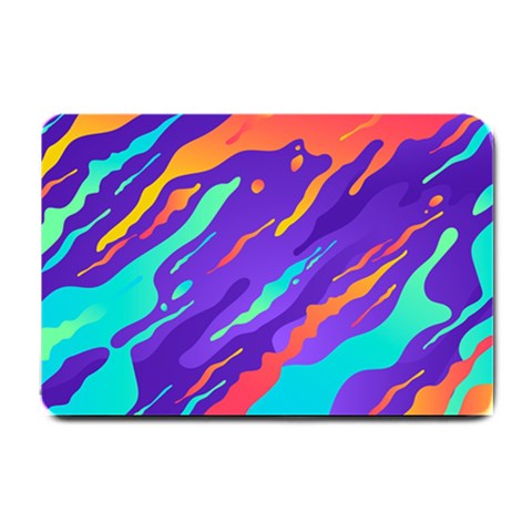 Multicolored Abstract Background Small Doormat from ArtsNow.com 24 x16  Door Mat