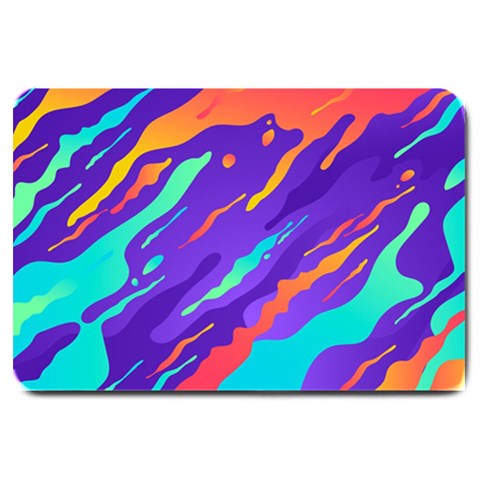 Multicolored Abstract Background Large Doormat from ArtsNow.com 30 x20  Door Mat