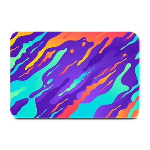 Multicolored Abstract Background Plate Mats from ArtsNow.com 18 x12  Plate Mat