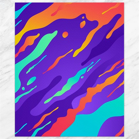 Multicolored Abstract Background Canvas 11  x 14  from ArtsNow.com 10.95 x13.48  Canvas - 1