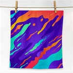 Multicolored Abstract Background Face Towel