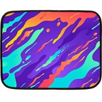 Multicolored Abstract Background Fleece Blanket (Mini)