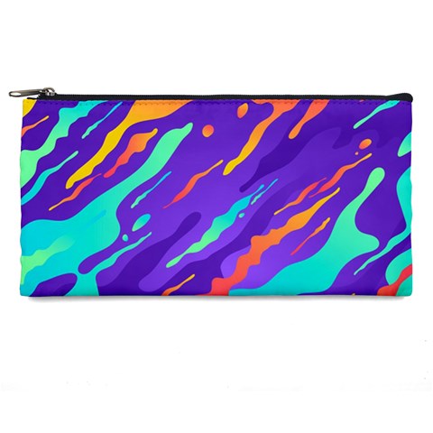 Multicolored Abstract Background Pencil Case from ArtsNow.com Front