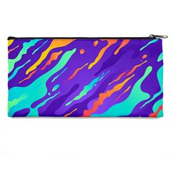 Multicolored Abstract Background Pencil Case from ArtsNow.com Back