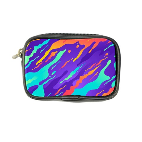 Multicolored Abstract Background Coin Purse from ArtsNow.com Front