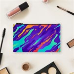 Multicolored Abstract Background Cosmetic Bag (Small)