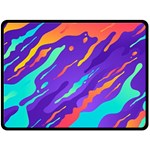 Multicolored Abstract Background Fleece Blanket (Large)