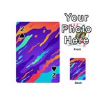 Multicolored Abstract Background Playing Cards 54 Designs (Mini)