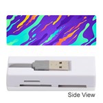 Multicolored Abstract Background Memory Card Reader (Stick)