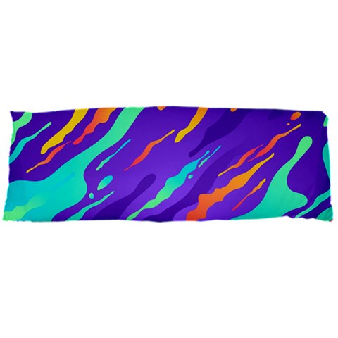 Multicolored Abstract Background Body Pillow Case Dakimakura (Two Sides) from ArtsNow.com Front