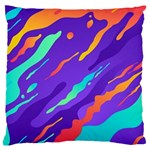 Multicolored Abstract Background Large Cushion Case (One Side)