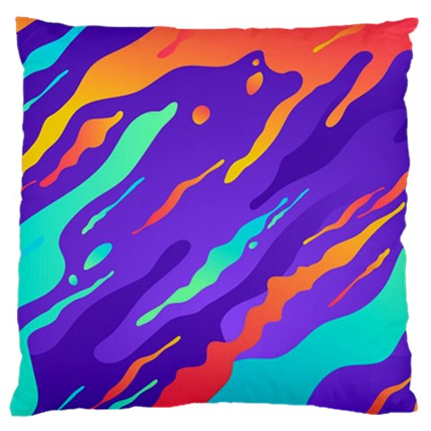 Multicolored Abstract Background Standard Premium Plush Fleece Cushion Case (Two Sides) from ArtsNow.com Front