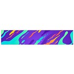 Multicolored Abstract Background Small Premium Plush Fleece Scarf
