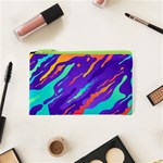 Multicolored Abstract Background Cosmetic Bag (XS)