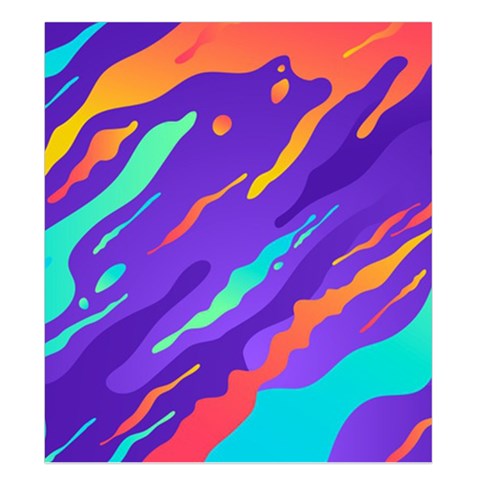 Multicolored Abstract Background Duvet Cover Double Side (King Size) from ArtsNow.com Front