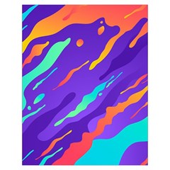 Multicolored Abstract Background Toiletries Pouch from ArtsNow.com Back
