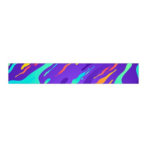 Multicolored Abstract Background Midi Wrap Pencil Skirt from ArtsNow.com Waistband