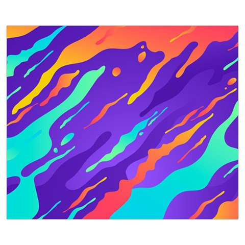 Multicolored Abstract Background Zipper Medium Tote Bag from ArtsNow.com Front