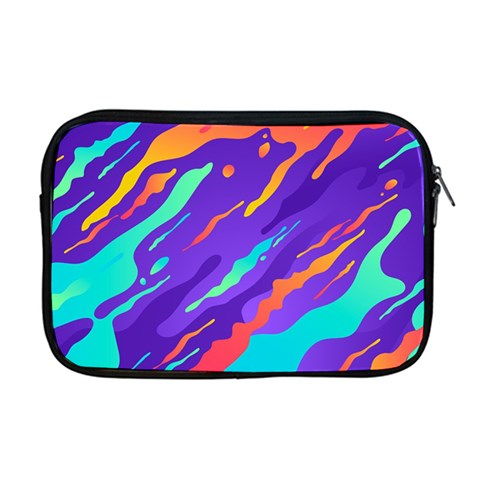 Multicolored Abstract Background Apple MacBook Pro 17  Zipper Case from ArtsNow.com Front