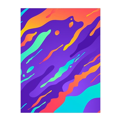 Multicolored Abstract Background Medium Tapestry from ArtsNow.com Front