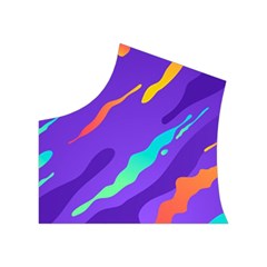 Multicolored Abstract Background Women s Button Up Vest from ArtsNow.com Top Left