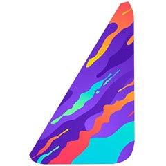 Multicolored Abstract Background Belt Pouch Bag (Small) from ArtsNow.com Front Left