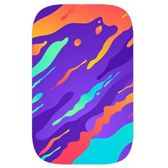 Multicolored Abstract Background Waist Pouch (Large) from ArtsNow.com Front