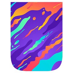 Multicolored Abstract Background Waist Pouch (Large) from ArtsNow.com Front Pocket