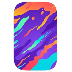 Multicolored Abstract Background Waist Pouch (Large) from ArtsNow.com Back