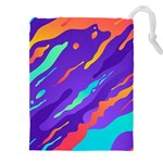 Multicolored Abstract Background Drawstring Pouch (5XL)