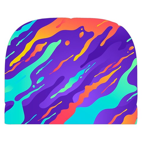 Multicolored Abstract Background Make Up Case (Small) from ArtsNow.com Front