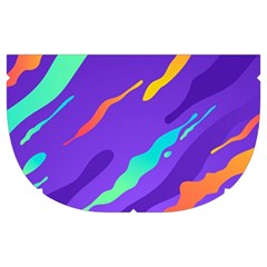 Multicolored Abstract Background Make Up Case (Medium) from ArtsNow.com Side Right