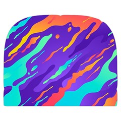 Multicolored Abstract Background Make Up Case (Large) from ArtsNow.com Front