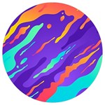 Multicolored Abstract Background Round Trivet