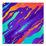 Multicolored Abstract Background Banner and Sign 4  x 4 