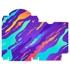 Multicolored Abstract Background Playing Cards Single Design (Rectangle) with Custom Box from ArtsNow.com Poker Box