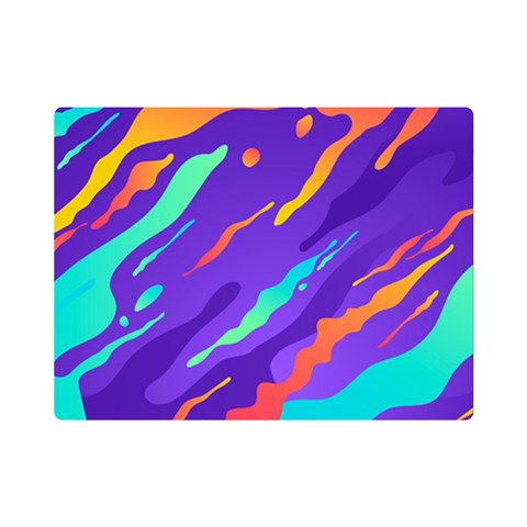 Multicolored Abstract Background Premium Plush Fleece Blanket (Mini) from ArtsNow.com 35 x27  Blanket Front