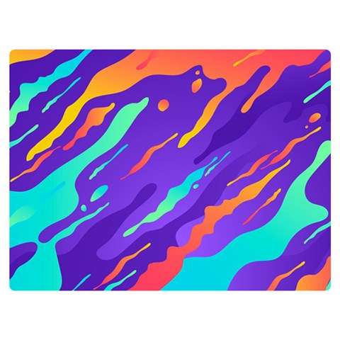 Multicolored Abstract Background Premium Plush Fleece Blanket (Extra Small) from ArtsNow.com 40 x30  Blanket Front
