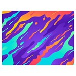 Multicolored Abstract Background Premium Plush Fleece Blanket (Extra Small)