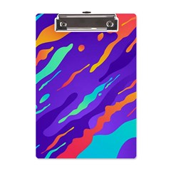 Multicolored Abstract Background A5 Acrylic Clipboard from ArtsNow.com Front