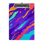Multicolored Abstract Background A5 Acrylic Clipboard