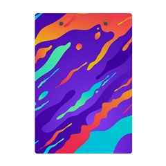 Multicolored Abstract Background A5 Acrylic Clipboard from ArtsNow.com Back