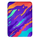 Multicolored Abstract Background Rectangular Glass Fridge Magnet (4 pack)