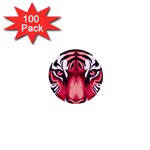 Tiger Design 1  Mini Buttons (100 pack) 
